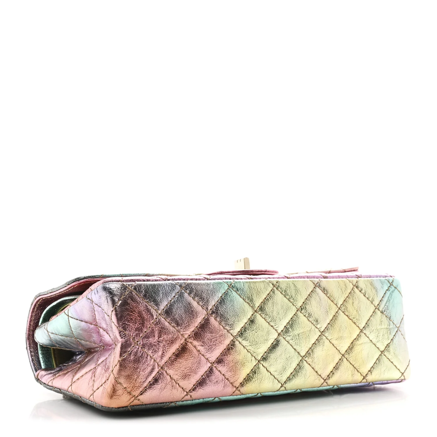 Metallic Goatskin Quilted 2.55 Reissue 225 Flap Multicolor - Image 4