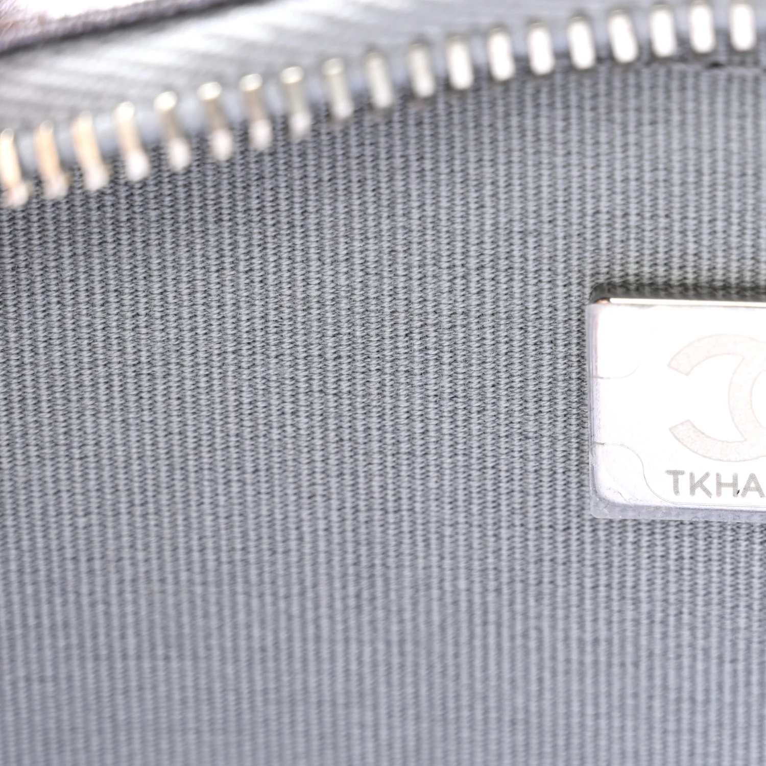 Metallic Lambskin Like A Wallet Flap Silvery Black - Image 8