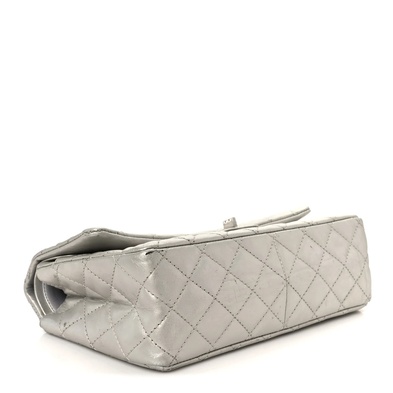 Metallic Lambskin Quilted 2.55 Reissue 226 Flap Silver - Image 4