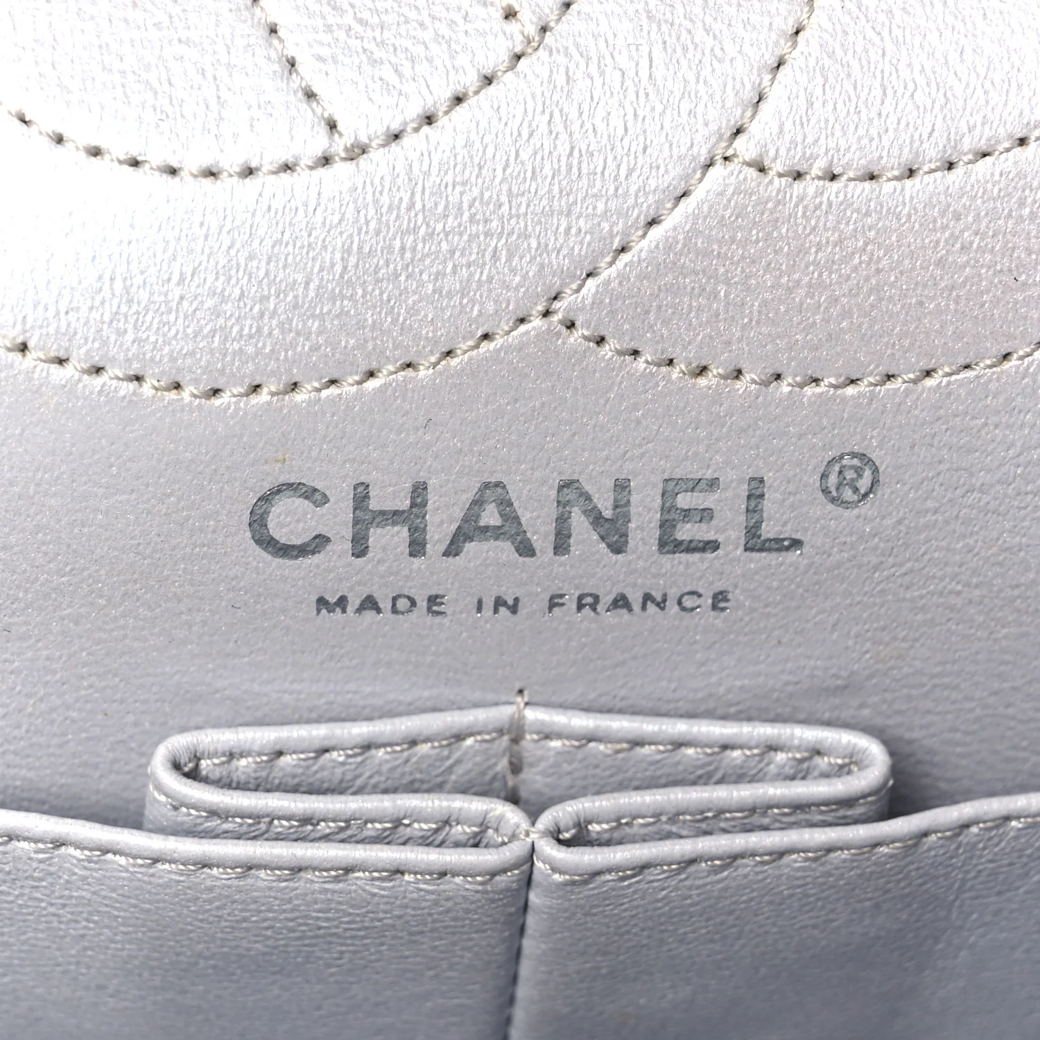 Metallic Lambskin Quilted 2.55 Reissue 226 Flap Silver - Image 6