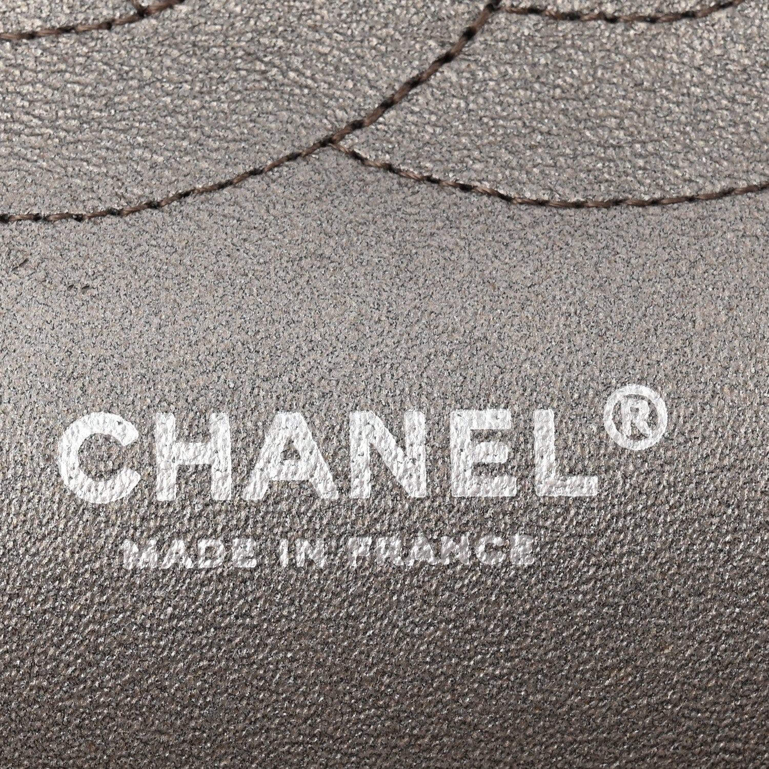 Metallic Lambskin Quilted Jumbo Double Flap Pewter - Image 6