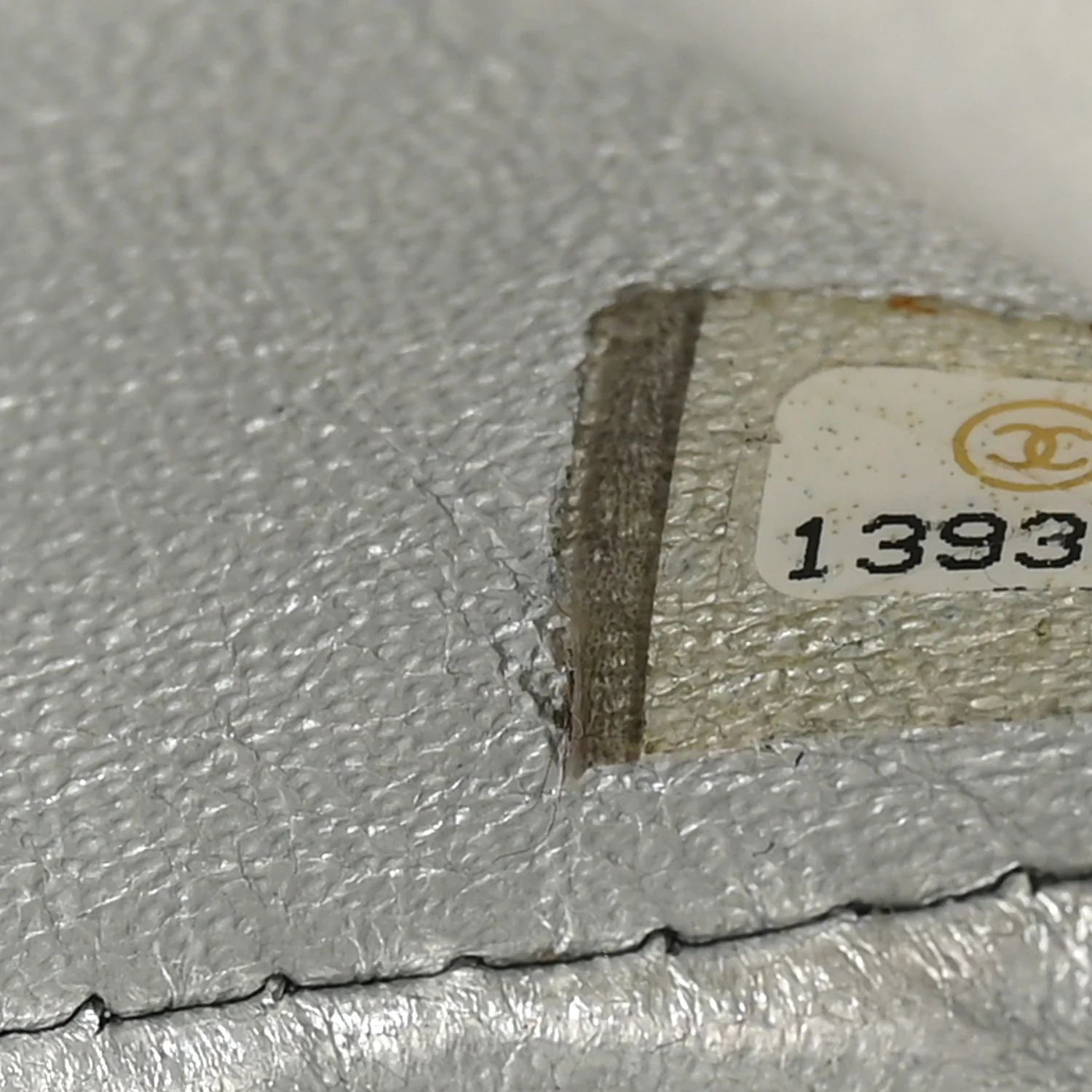 Metallic Lambskin Quilted Jumbo Single Flap Silver - Image 7