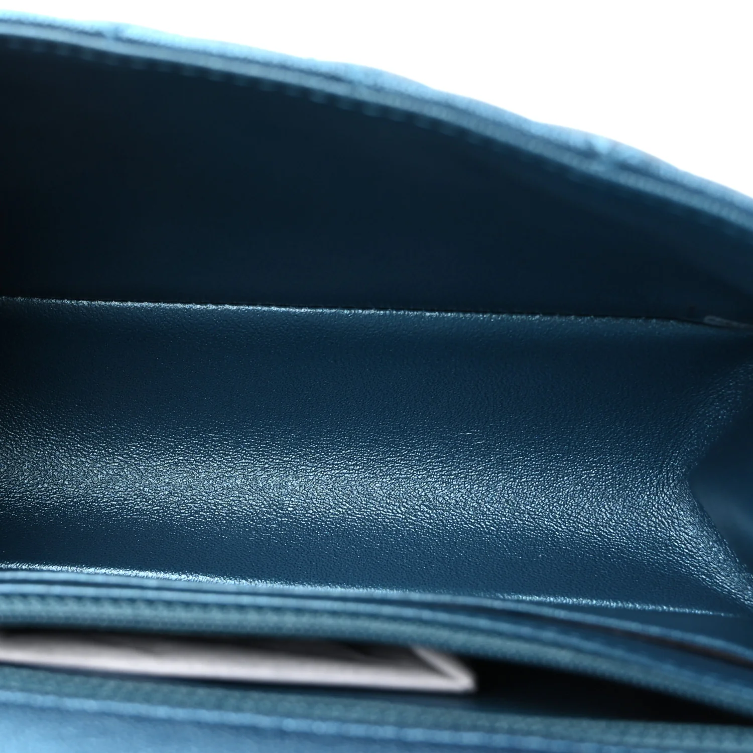 Metallic Sheepskin Quilted 2.55 Reissue Mini Flap Blue - Image 5