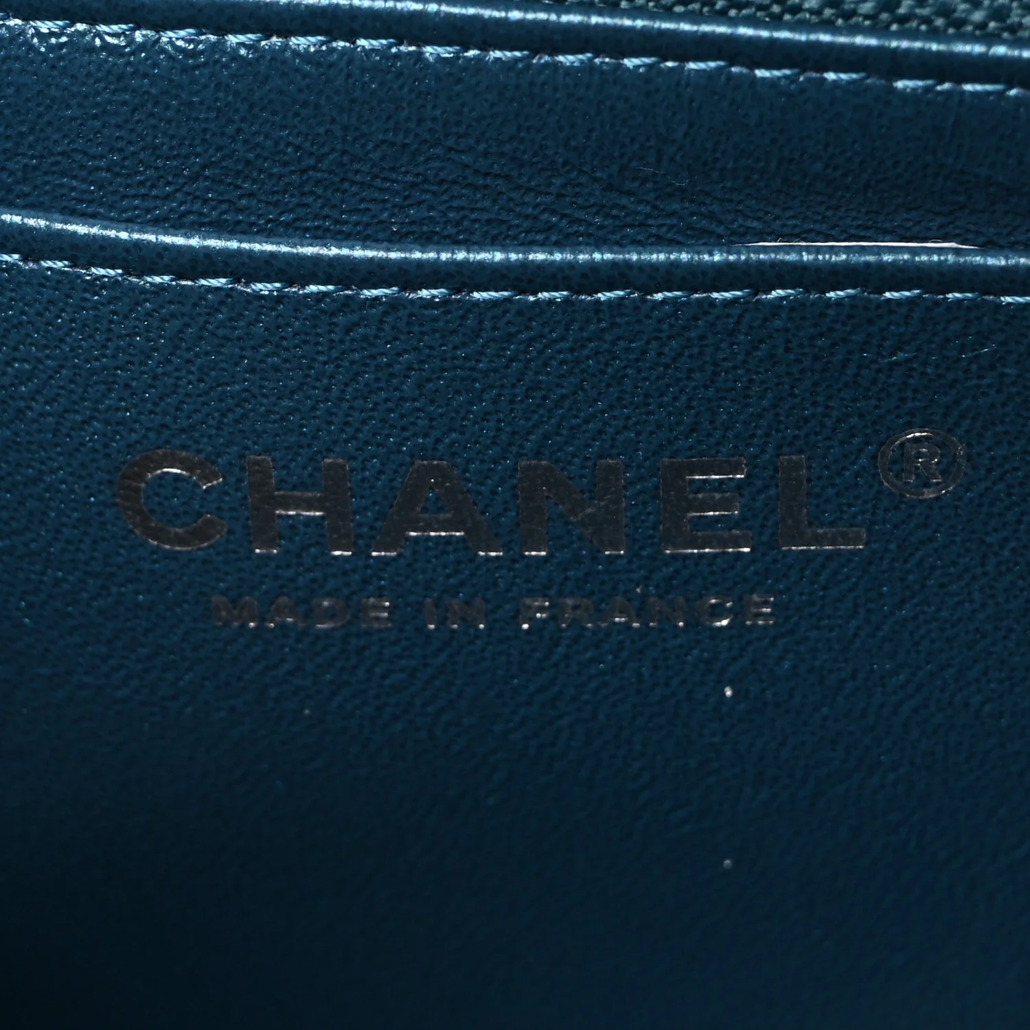 Metallic Sheepskin Quilted 2.55 Reissue Mini Flap Blue - Image 6
