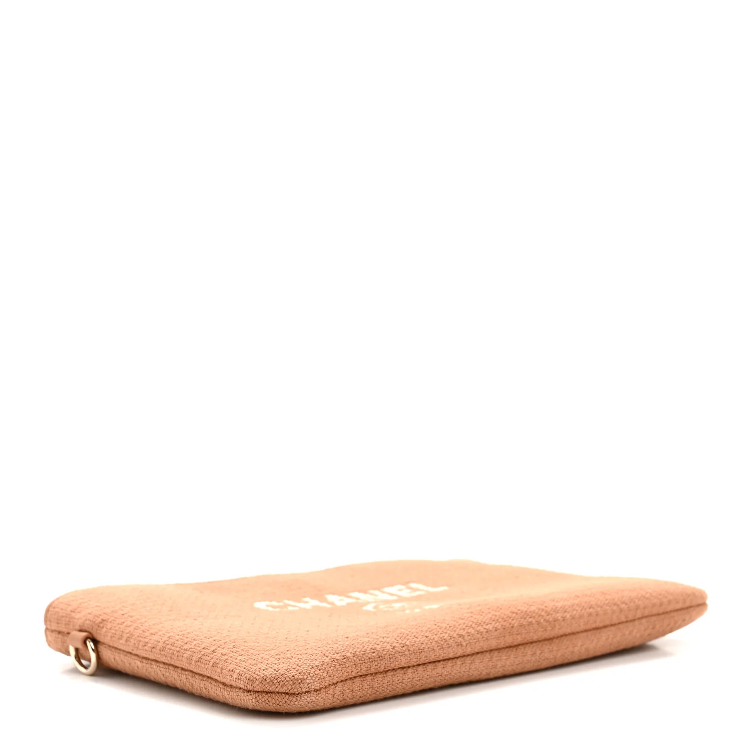 Mixed Fibers Small Deauville Pouch Beige - Image 4