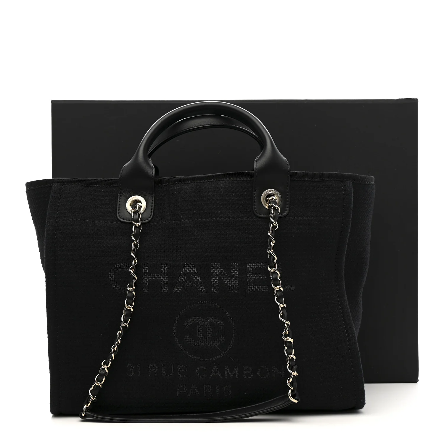 Mixed Fibers Small Deauville Tote Black - Image 12