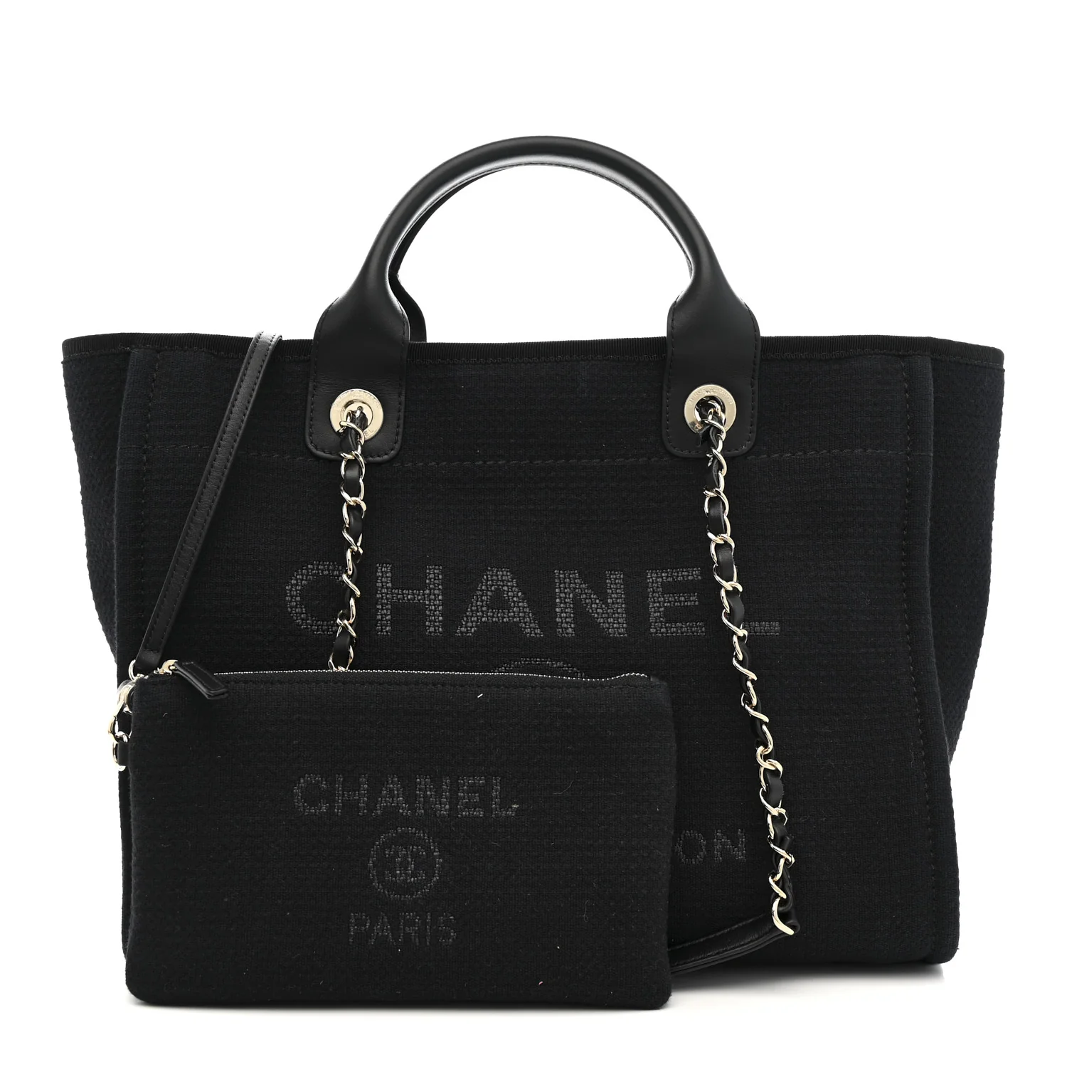 Mixed Fibers Small Deauville Tote Black - Image 3