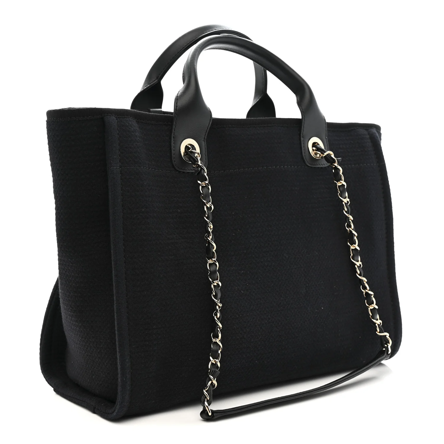 Mixed Fibers Small Deauville Tote Black - Image 4