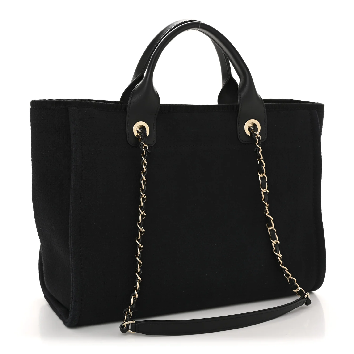 Mixed Fibers Small Deauville Tote Black - Image 4
