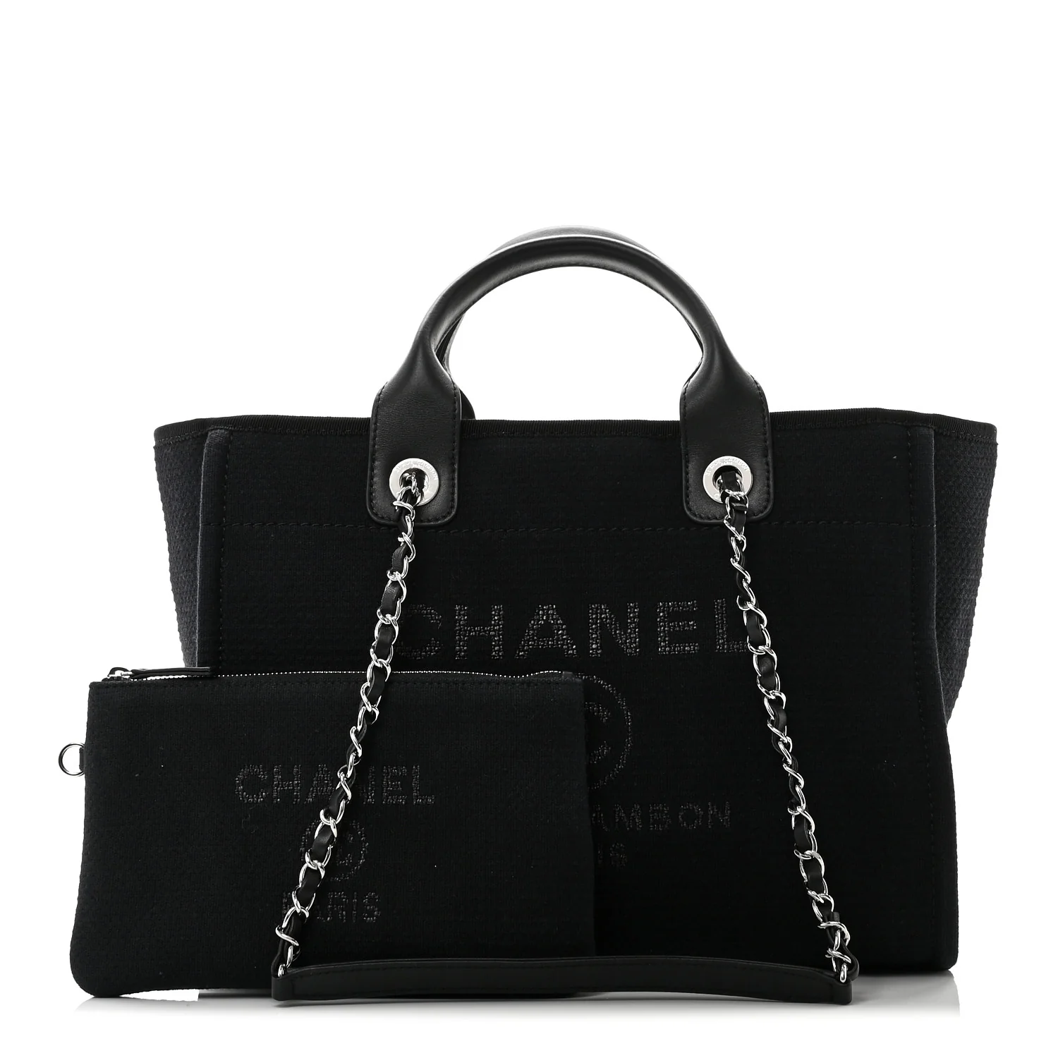 Mixed Fibers Small Deauville Tote Black - Image 3