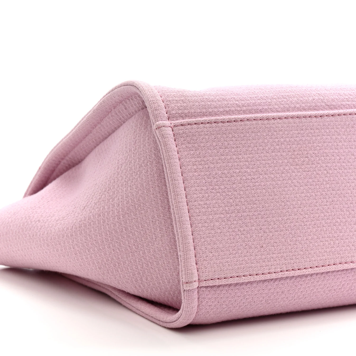 Mixed Fibers Small Deauville Tote Dark Pink - Image 10