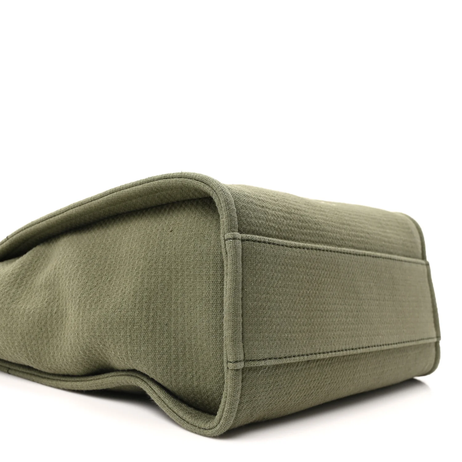 Mixed Fibers Small Deauville Tote Khaki - Image 10