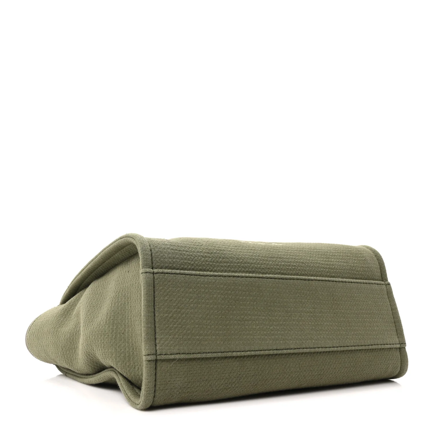 Mixed Fibers Small Deauville Tote Khaki - Image 9