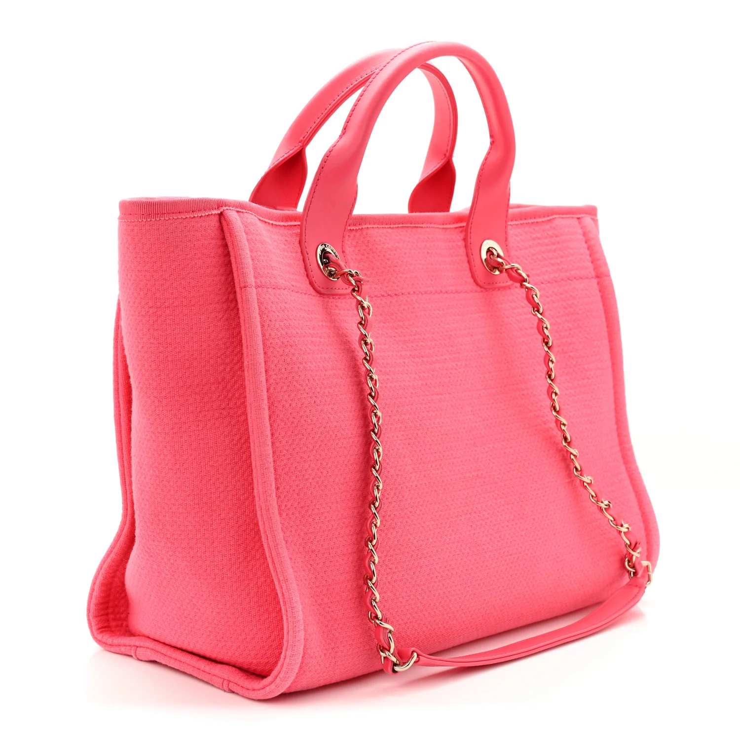 Mixed Fibers Small Deauville Tote  Pink - Image 4