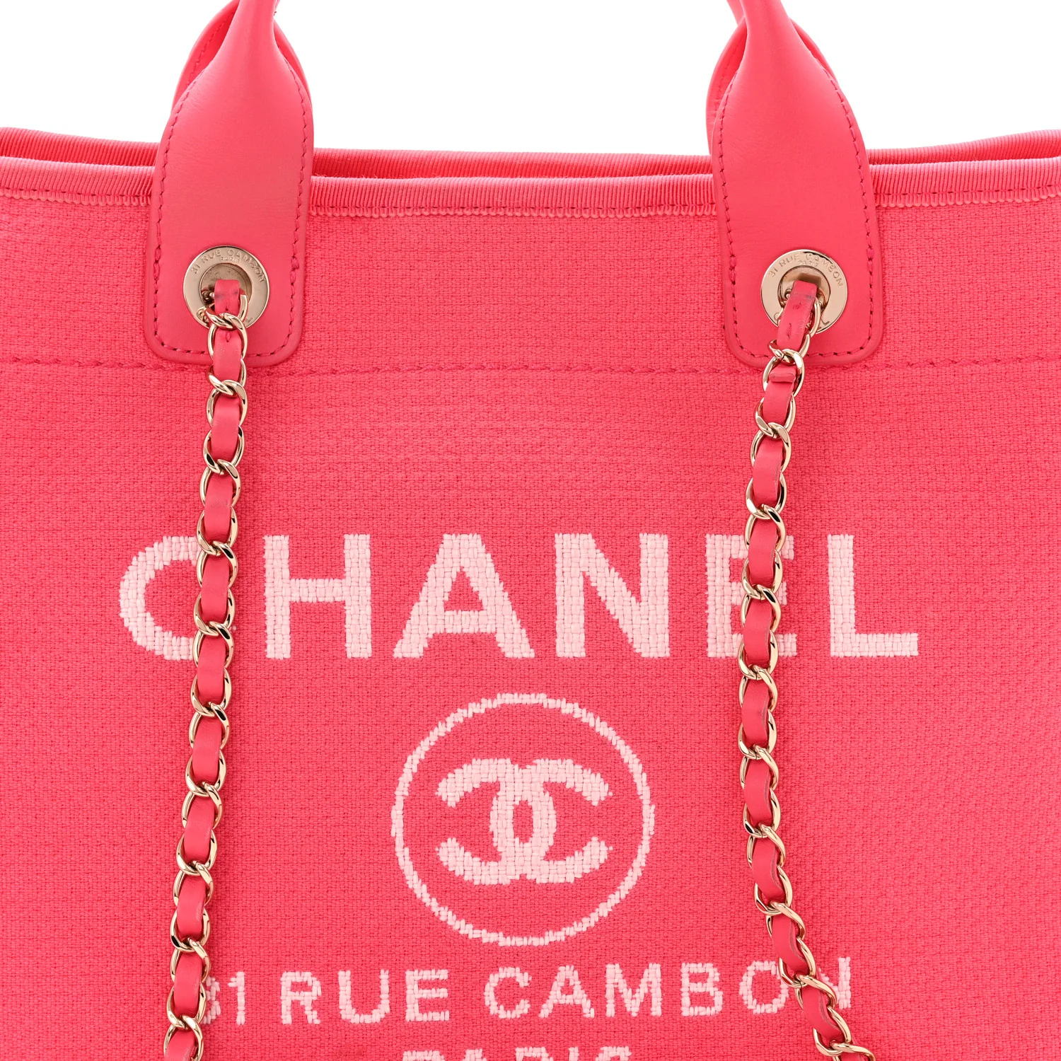 Mixed Fibers Small Deauville Tote  Pink - Image 9