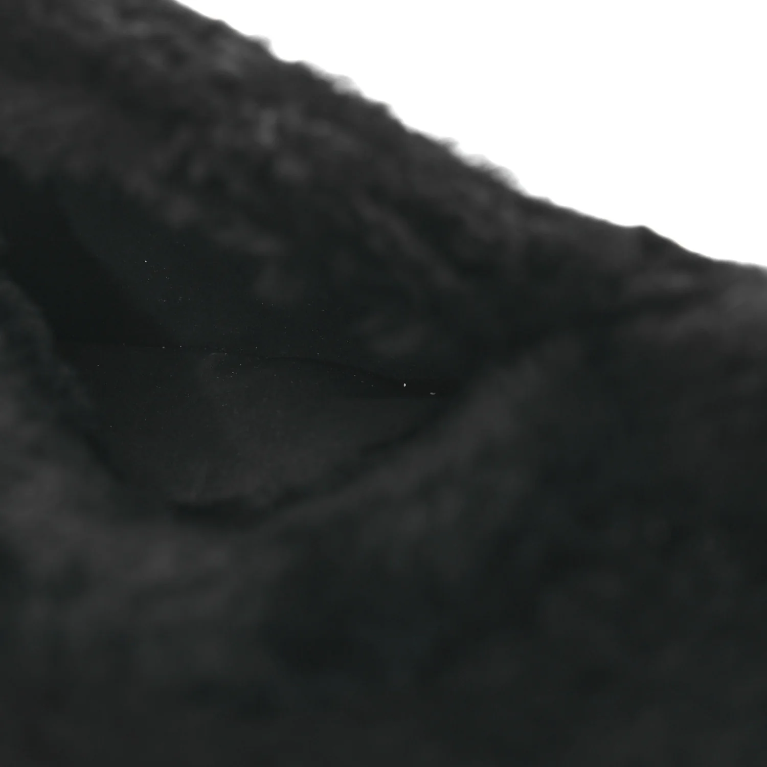 Muff Shearling Lambskin Bag Black Ecru - Image 5