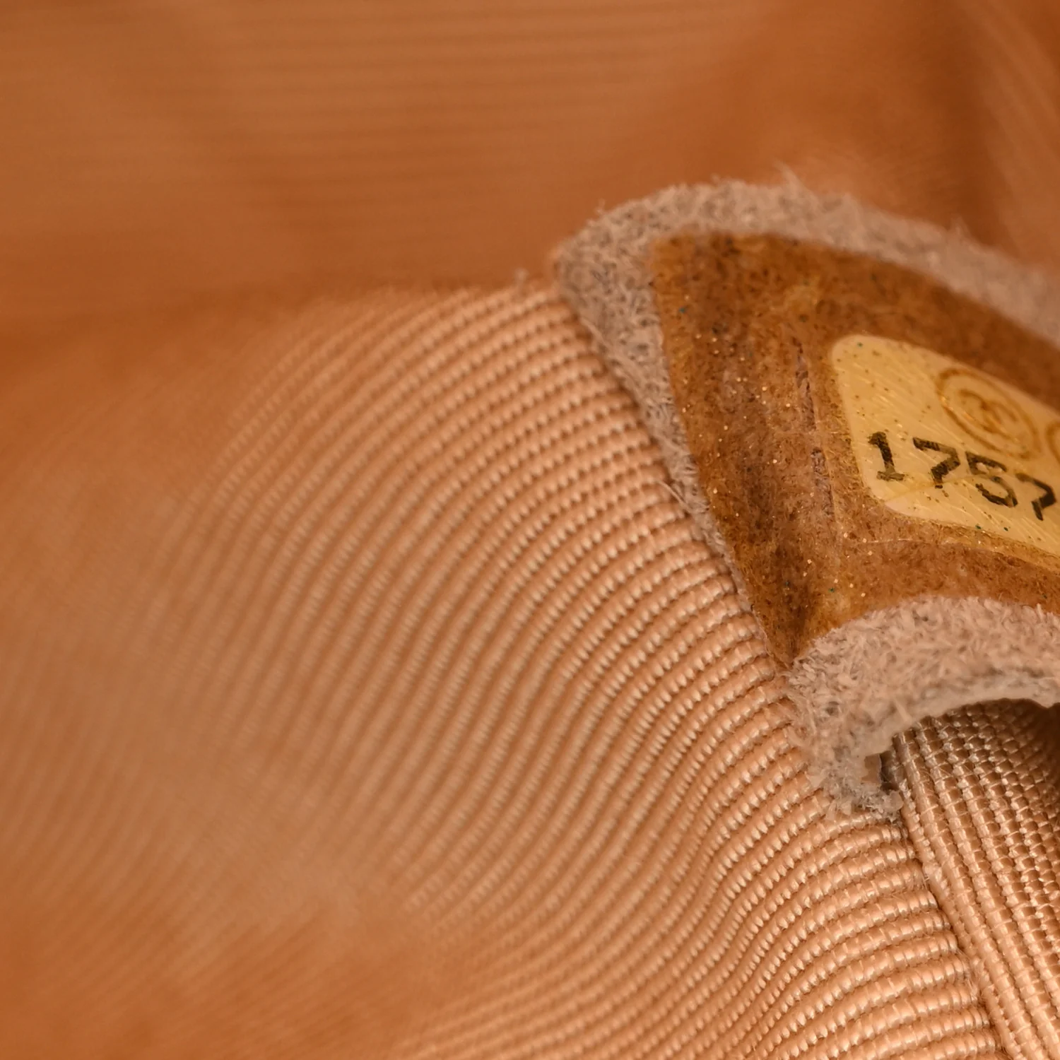 Nubuck Quilted Medium Boy Flap Beige - Image 7