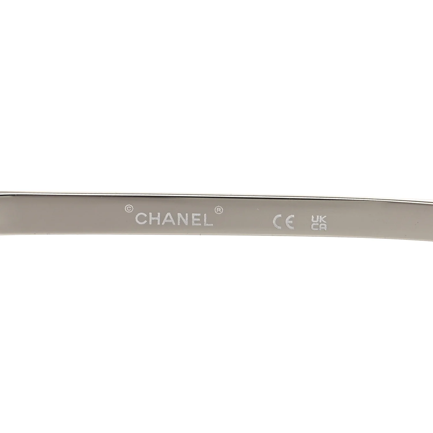 Nylon Crystal Mirrored CC Shield Sunglasses 9563-B Pink - Image 5