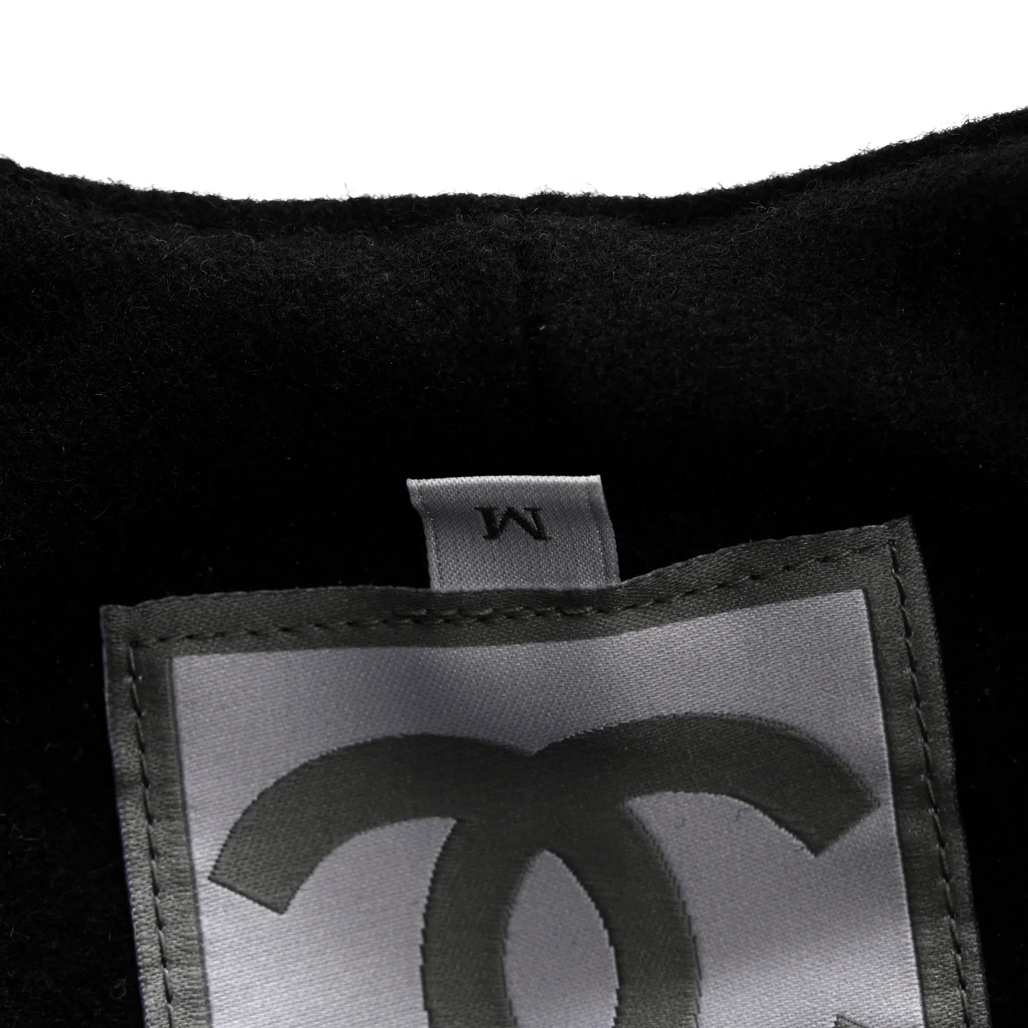 Nylon Quilted Cap Hat M White - Image 17