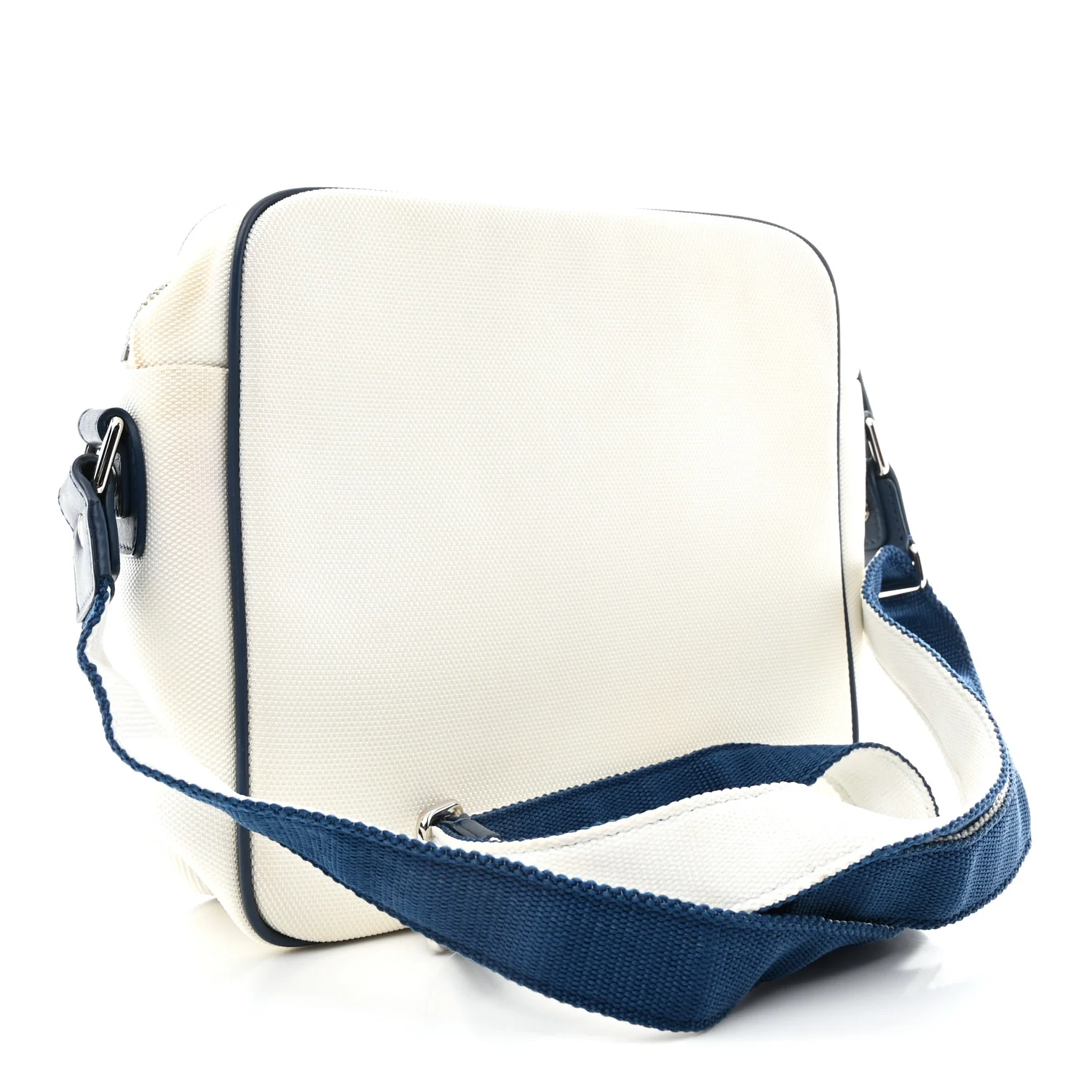 Nylon Rubber Messenger White Blue - Image 5