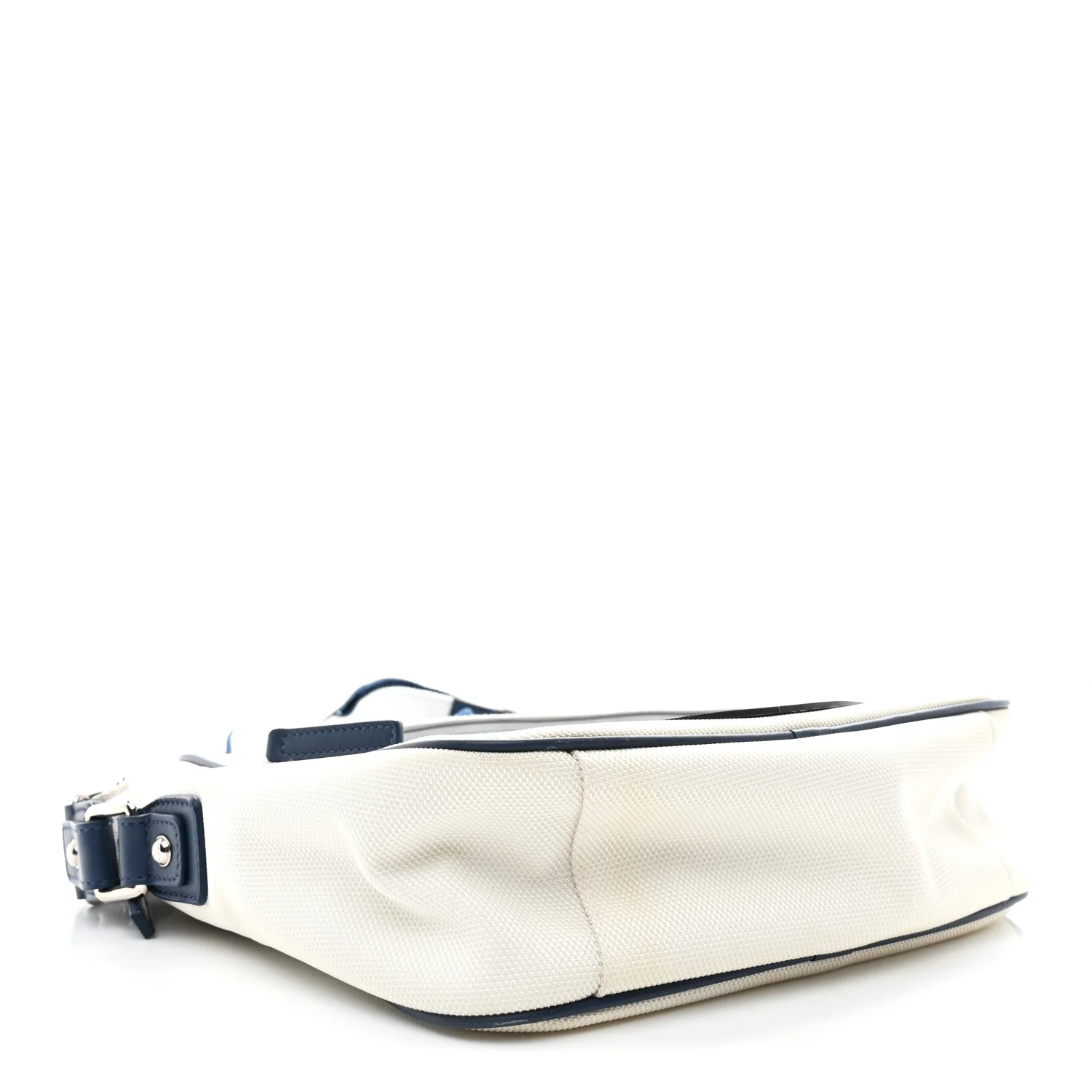 Nylon Rubber Messenger White Blue - Image 7