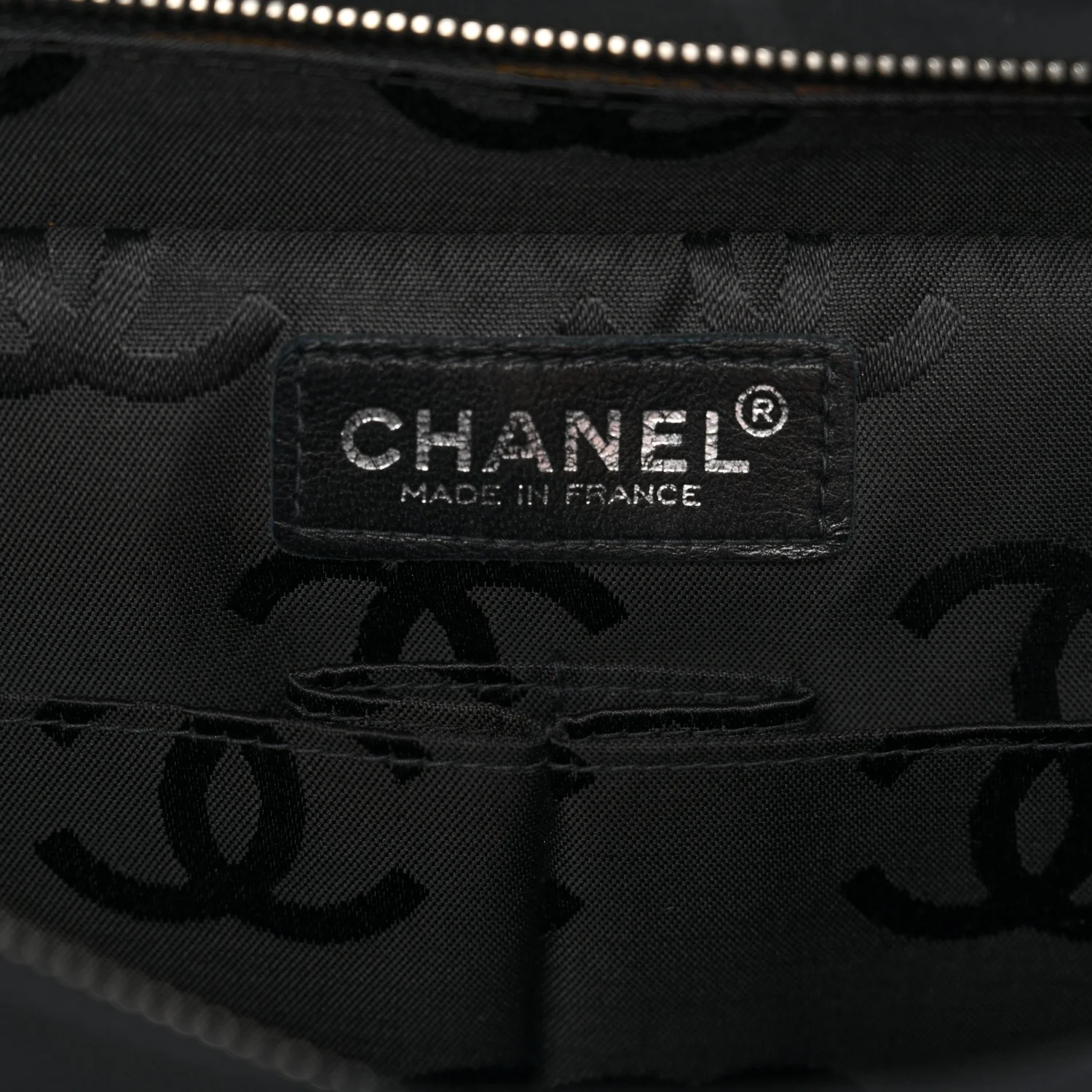 Nylon Square Quilted Flap Black - Image 6