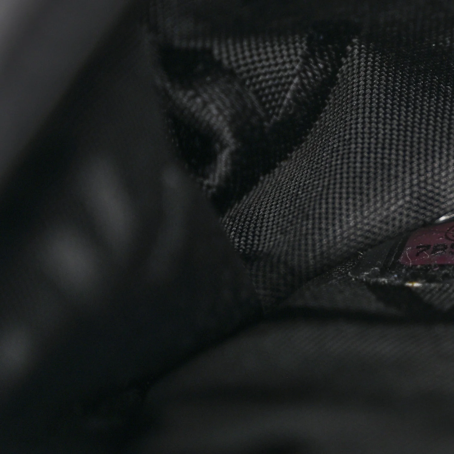 Nylon Square Quilted Flap Black - Image 7