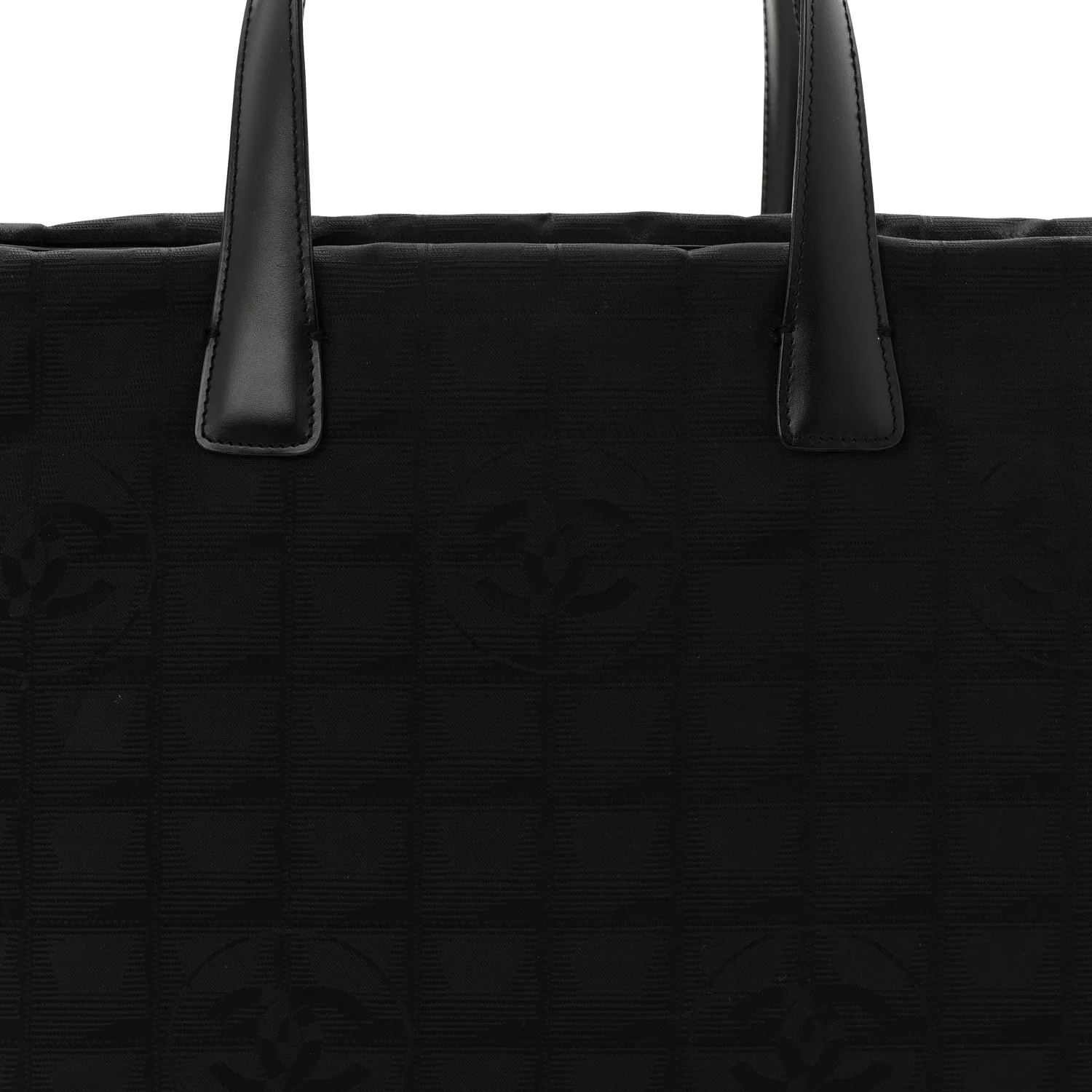 Nylon Travel Briefcase Black - Image 8