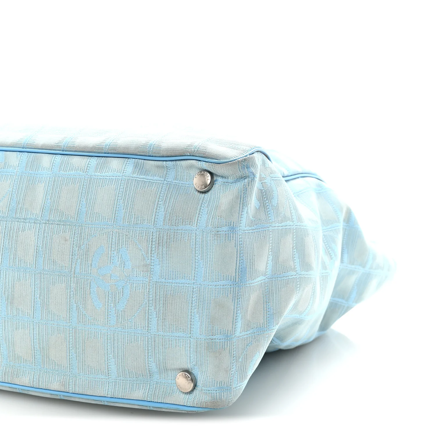 Nylon Travel Large Tote Blue - Image 10