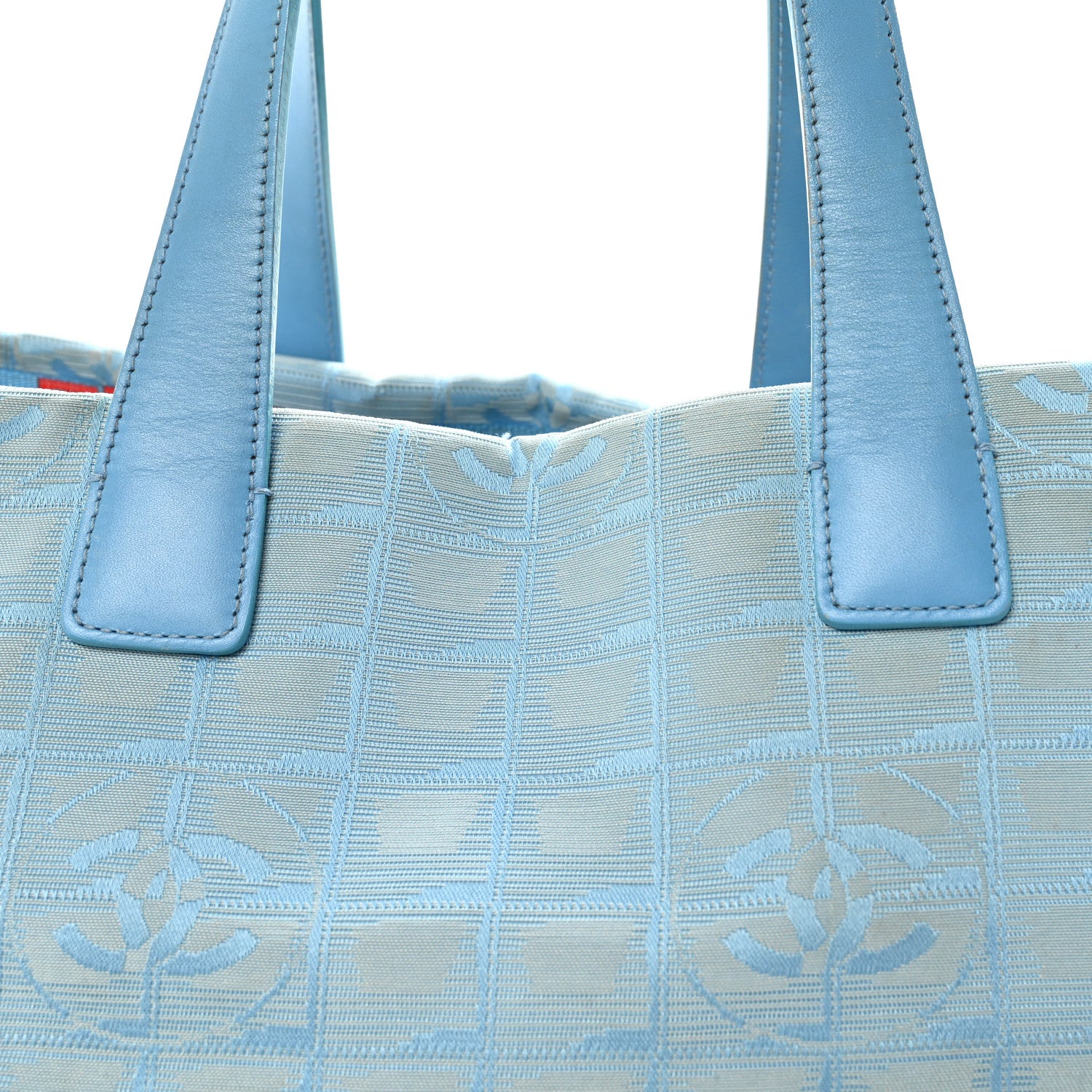 Nylon Travel Large Tote Blue - Image 8