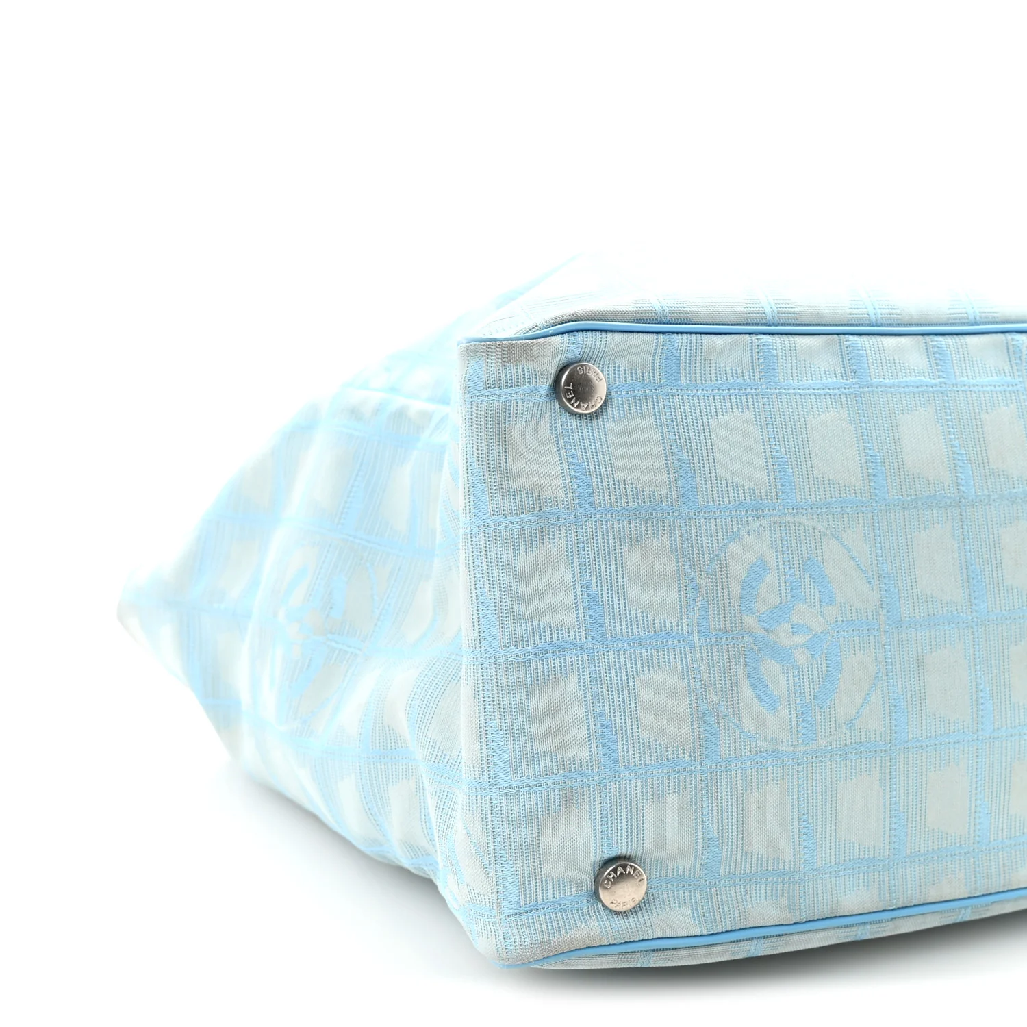 Nylon Travel Large Tote Blue - Image 9