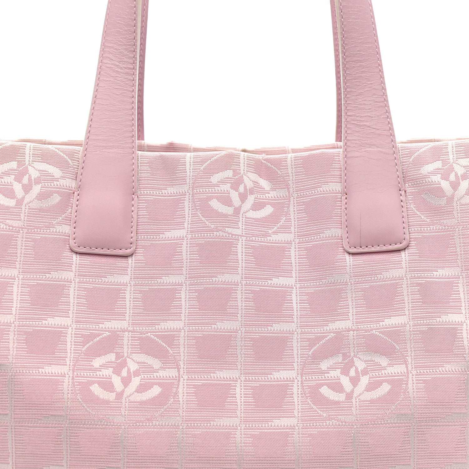 Nylon Travel Large Tote Pink - Image 8