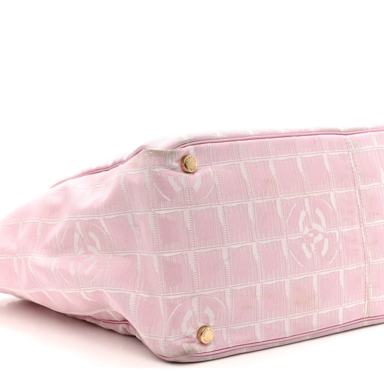 Nylon Travel Large Tote Pink - Image 9