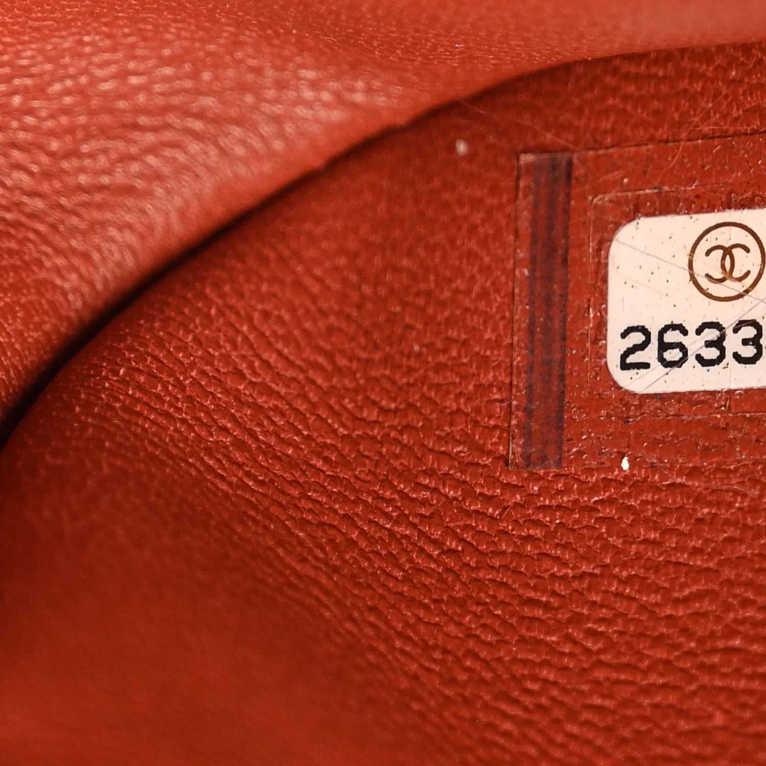 Orylag Lambskin Medium Flap Blue Orange - Image 7