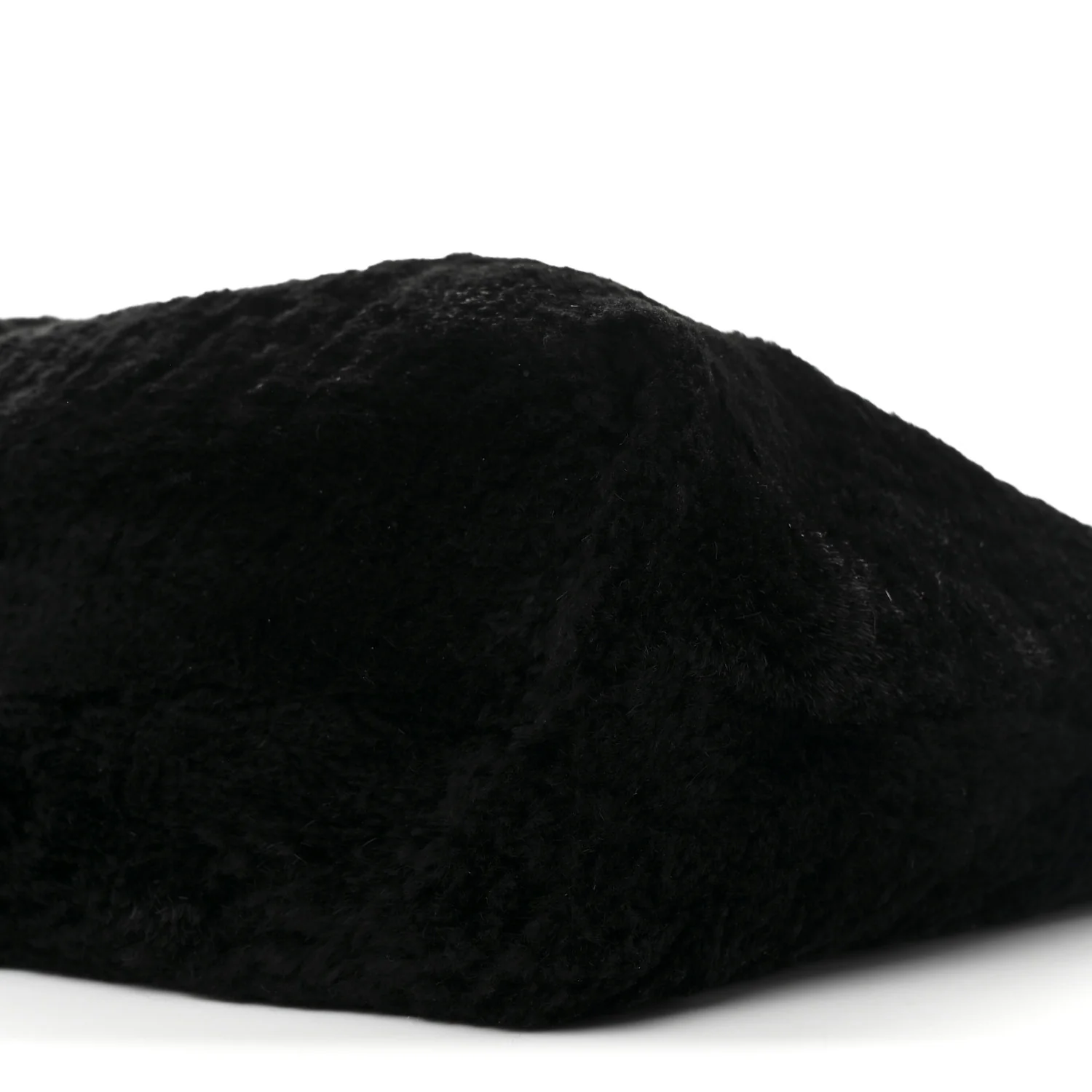 Orylag Rabbit Fur CC Tote Black - Image 10