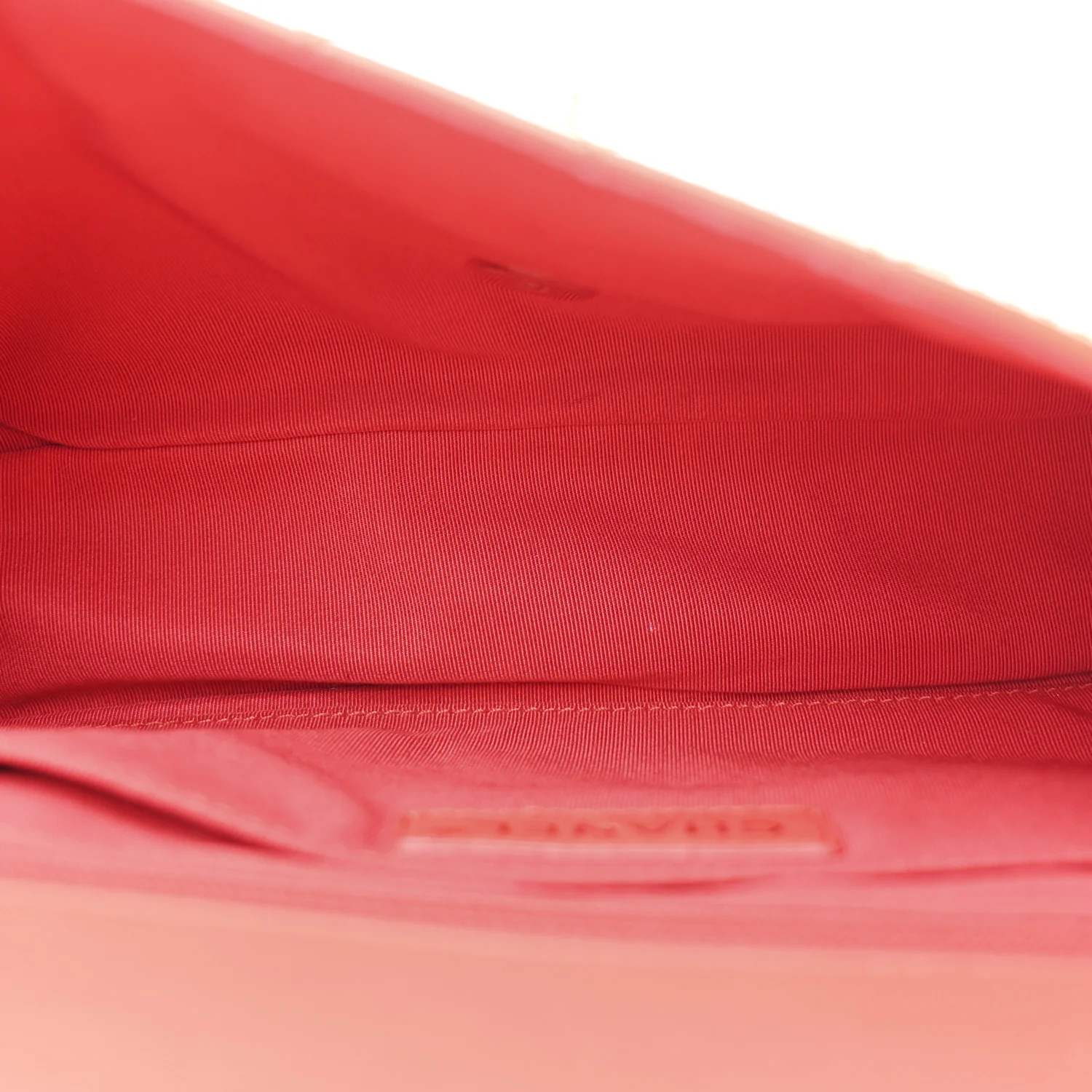 Patent Calfskin Quilted Valentine Charms Medium Single Flap Red - Image 5