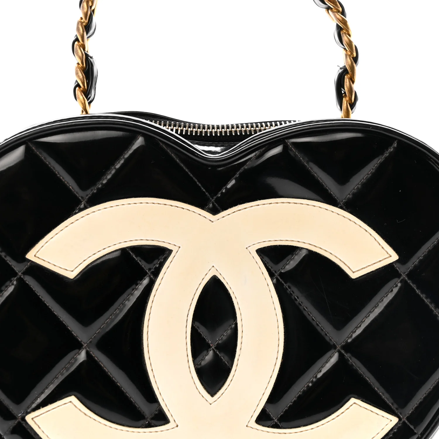 Patent CC Heart Vanity Case Black - Image 9