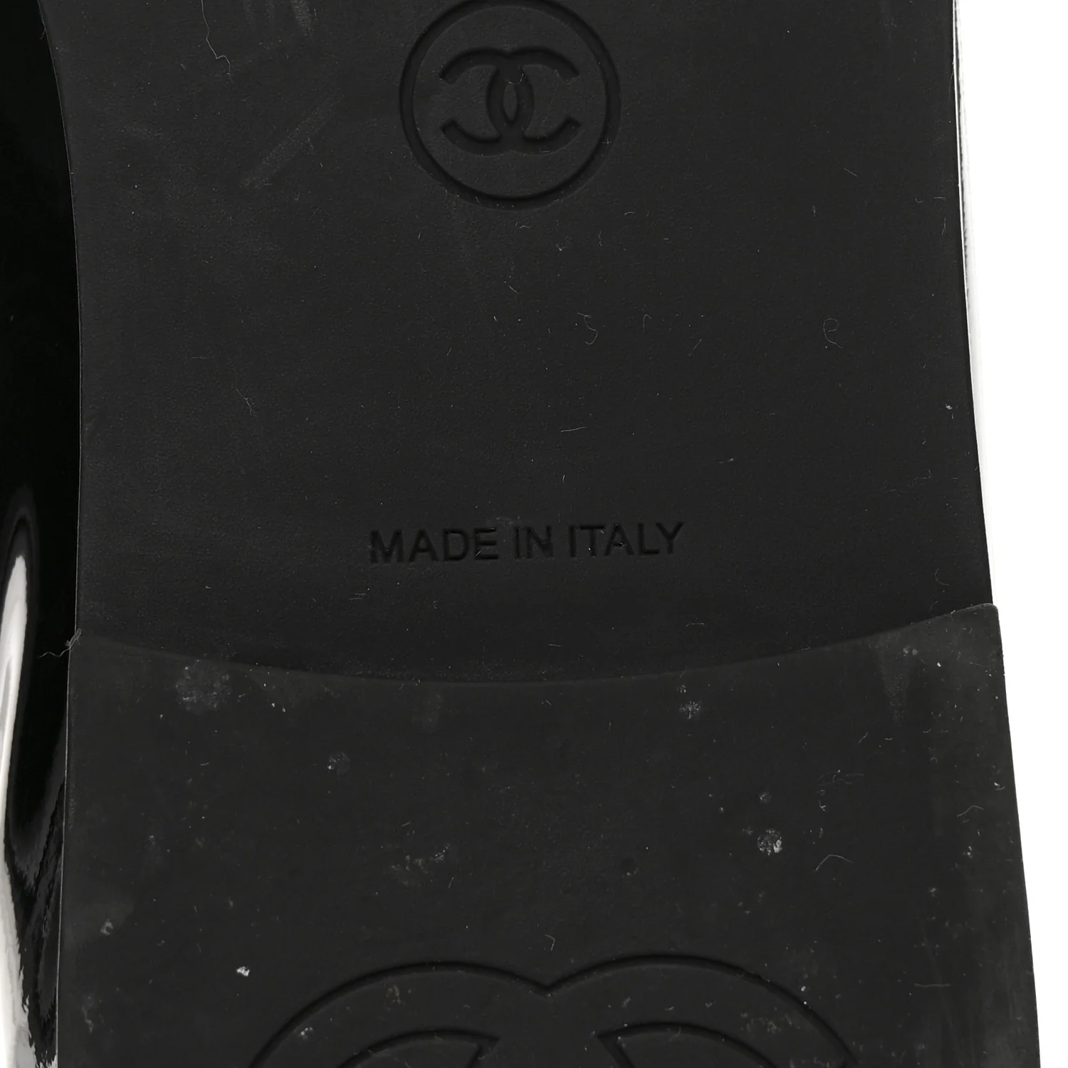Patent CC Mocassin Loafers 38 Black - Image 7