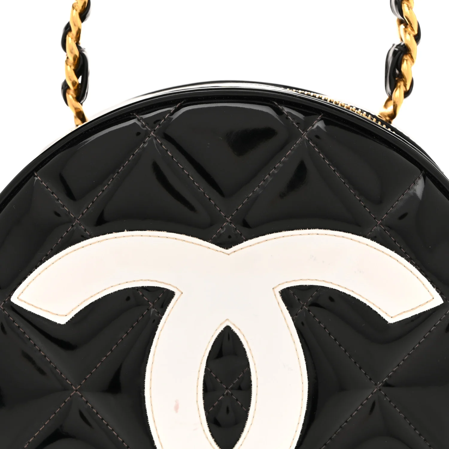 Patent CC Round Vanity Case Black - Image 9