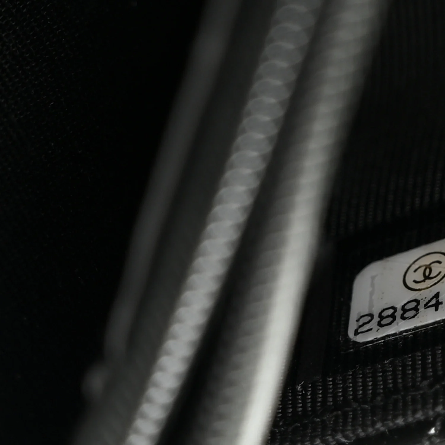 Patent Quilted Bi-Color Wallet On Chain WOC Red Black - Image 8