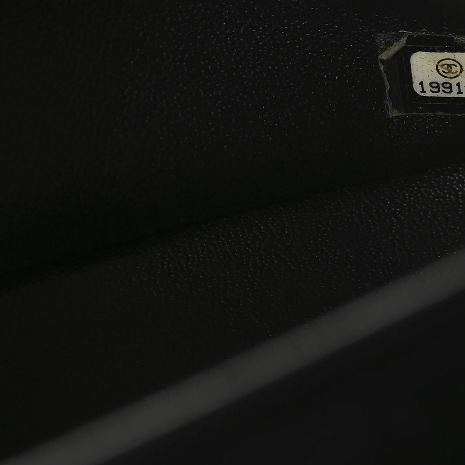 Patent Quilted Jumbo Double Flap Black - Image 7