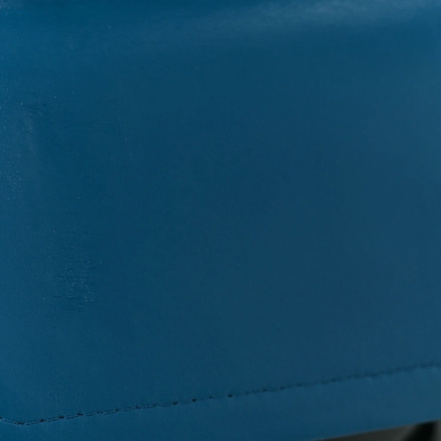 Patent Quilted Medium Double Flap Blue - Image 12