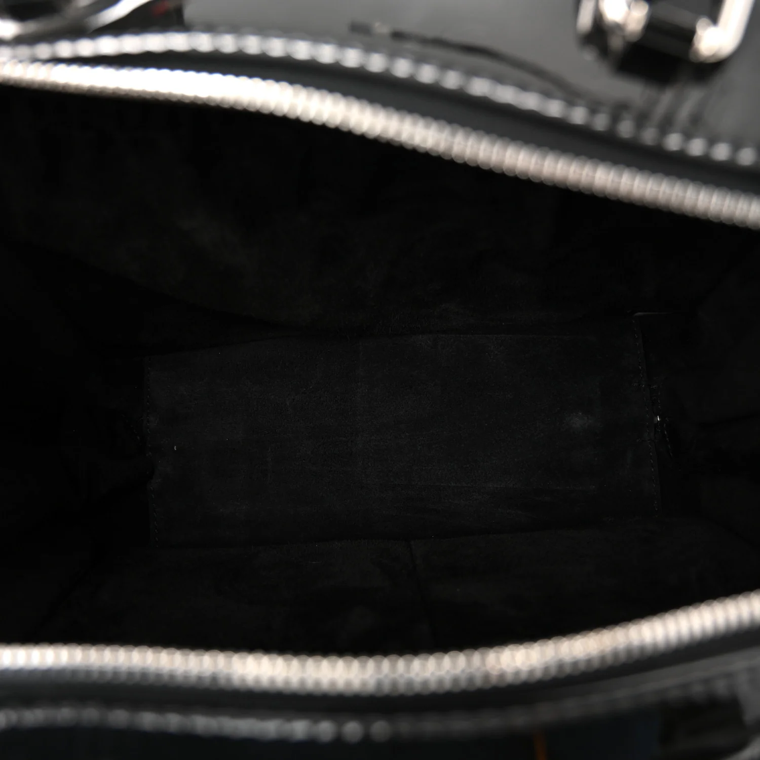 Patent Quilted Travel Kit Vanity Case Black - Image 5