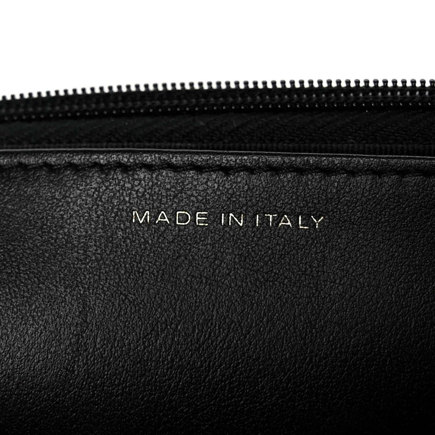 Patent Quilted Wallet On Chain WOC Black - Image 7