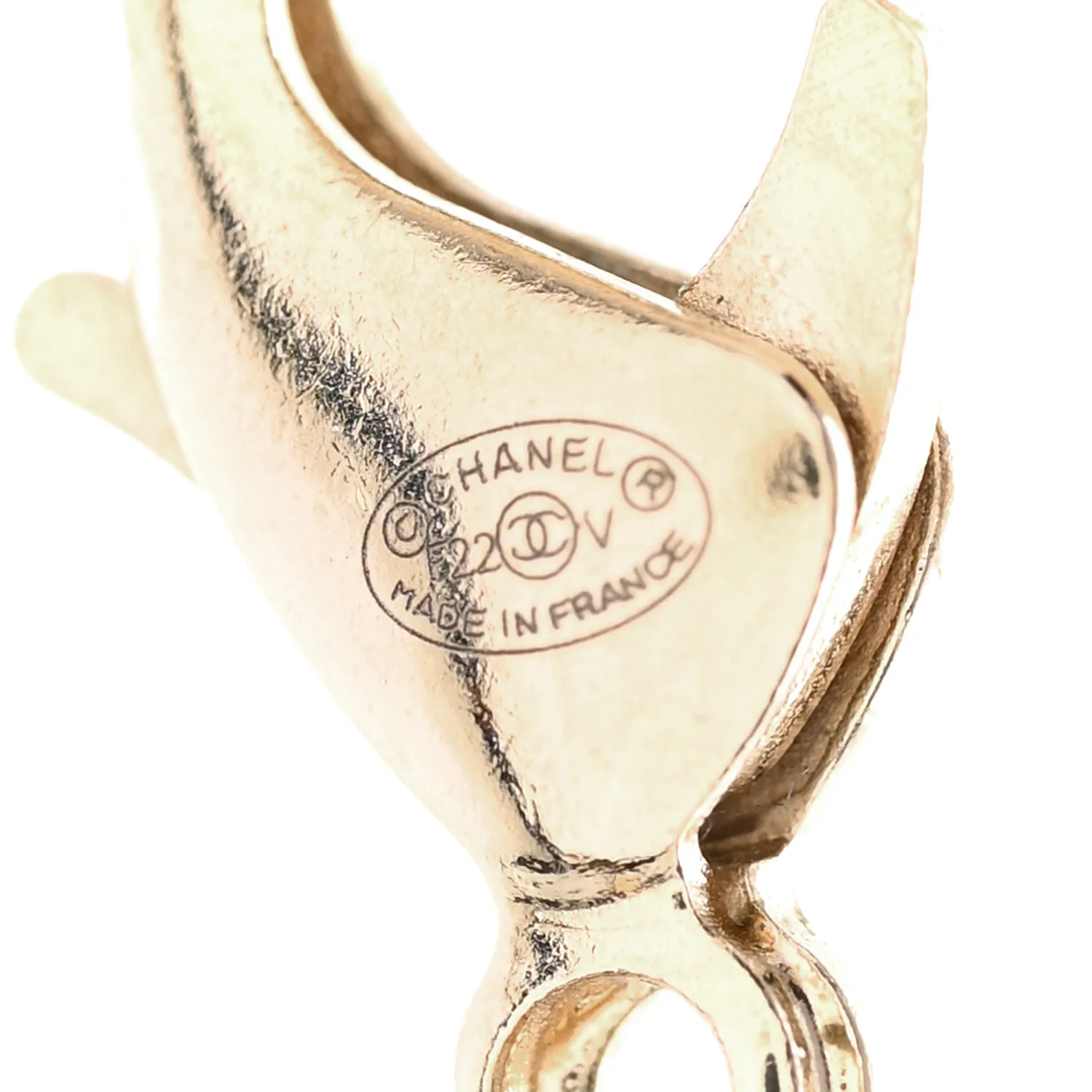 Pearl CC 100th Anniversary Necklace Light Gold - Image 4
