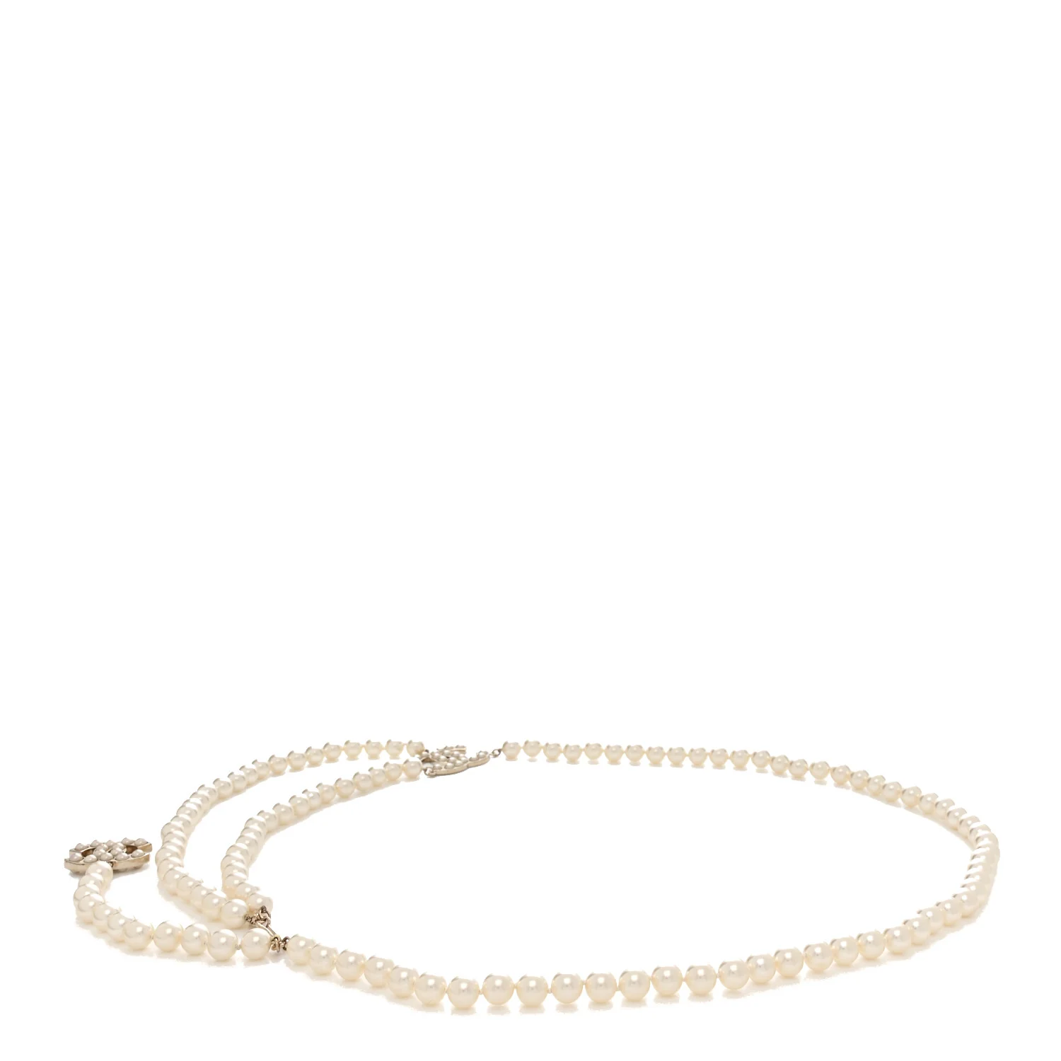 Pearl CC Double Strand Belt Gold - Image 2