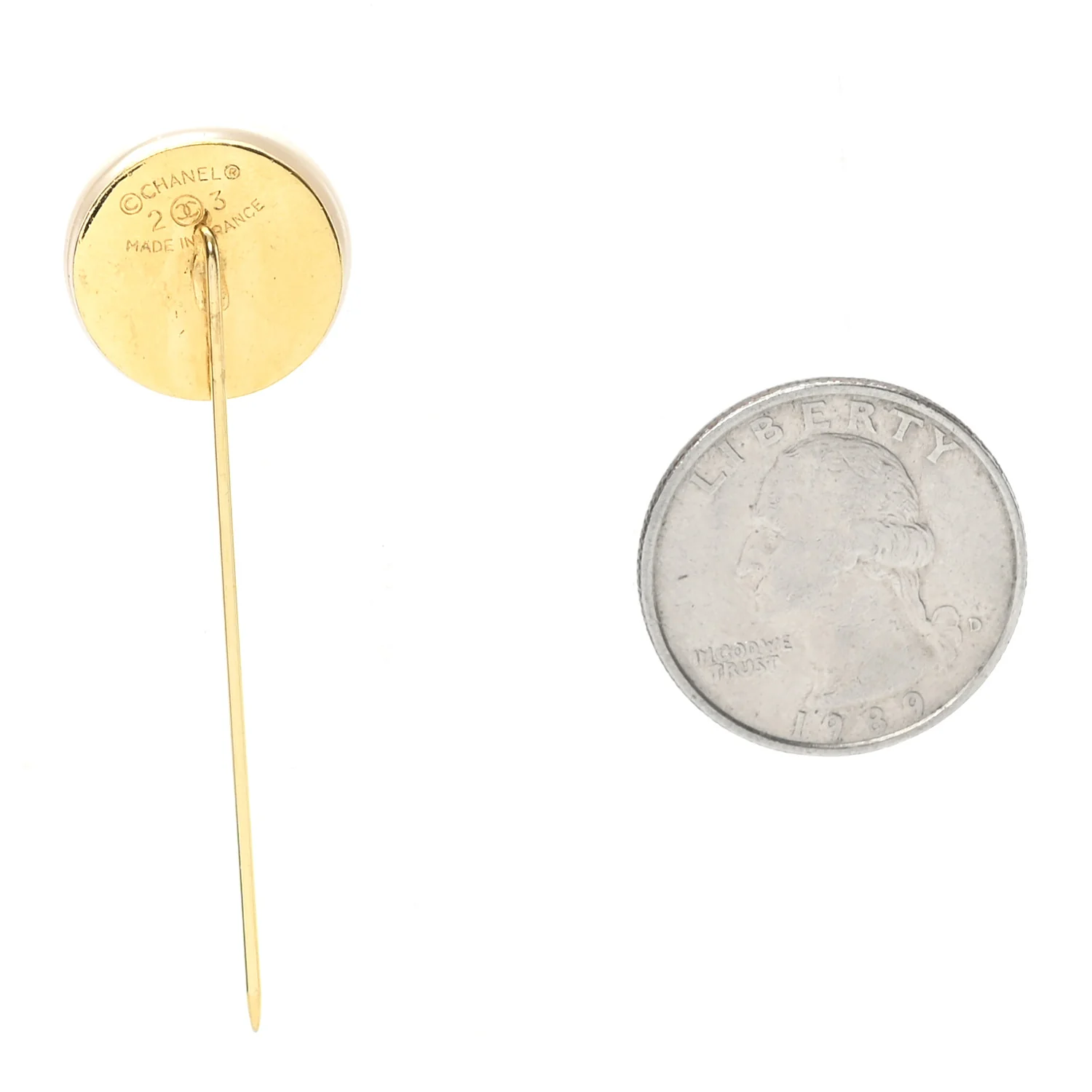 Pearl CC Pin Gold - Image 2