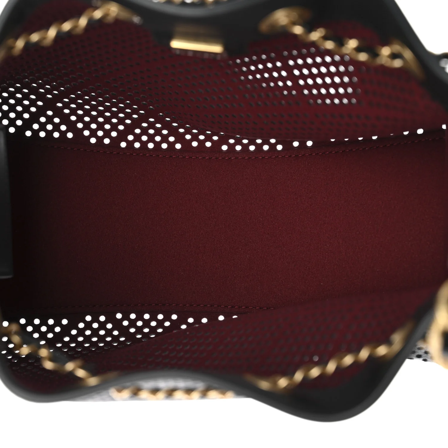 Perforated Calfskin Quilted Small Chanel 25 Handbag Black - Image 5