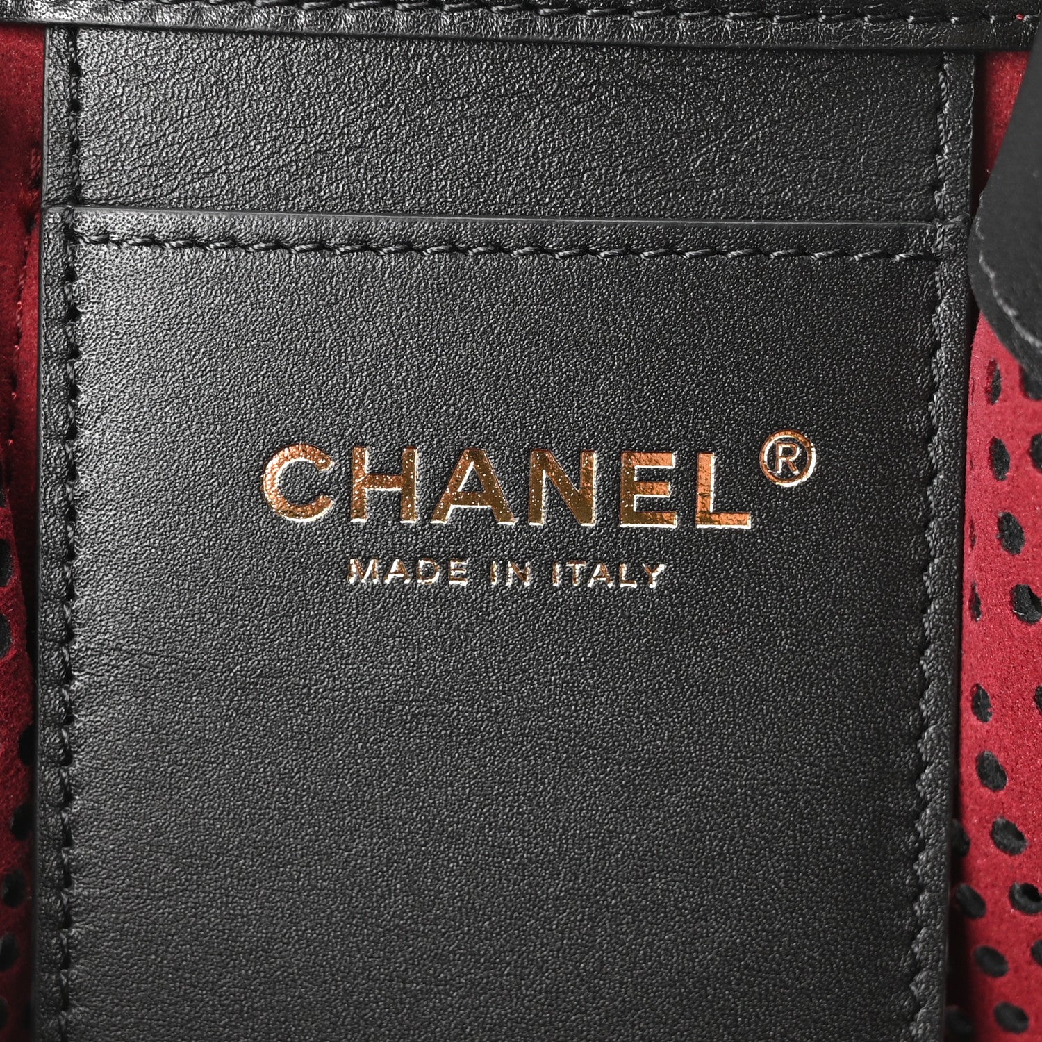 Perforated Calfskin Small Chanel 25 Handbag Black - Image 6