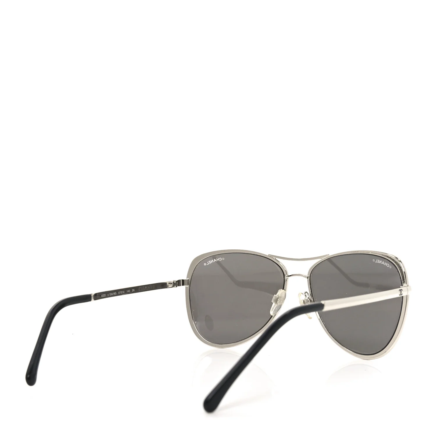 Pilot Summer Aviator Sunglasses 4223 Silver - Image 4